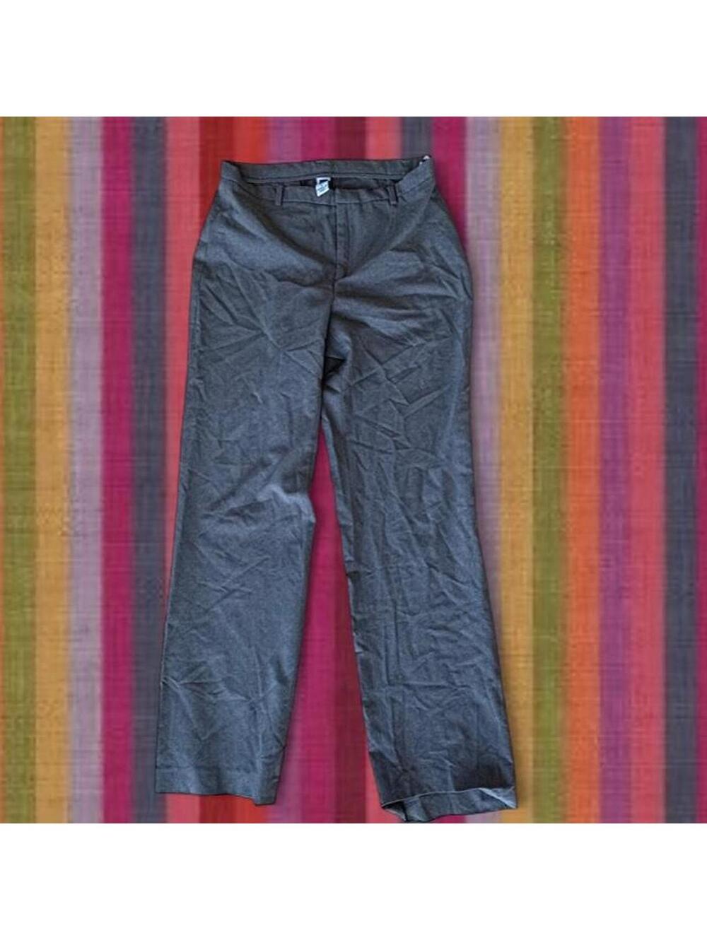 2000s Gap wool blend grey pants